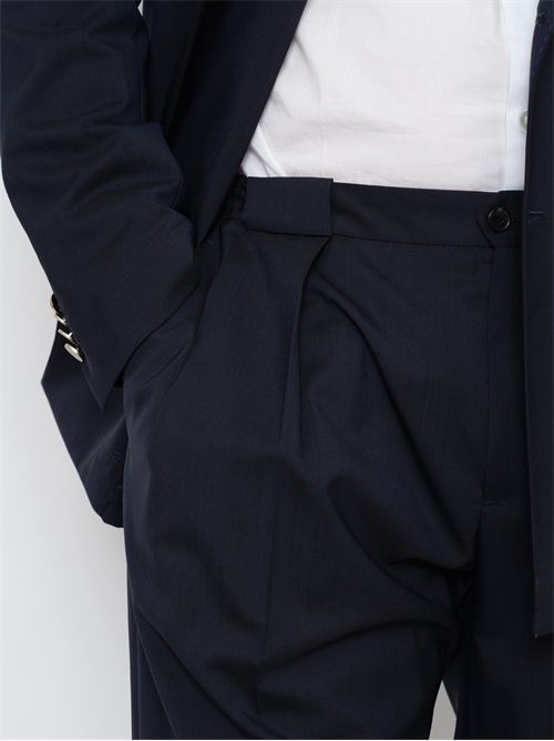 Abito Doppiopetto Blu Navy Briglia1949 Taurasipo in Fresco Lana Stretch Sfoderato BRIGLIA 1949 | TAURASIP 325125B11